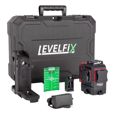  Levelfix CCL283G 360° Kruislijnlaser Groen + Statief 1,5m