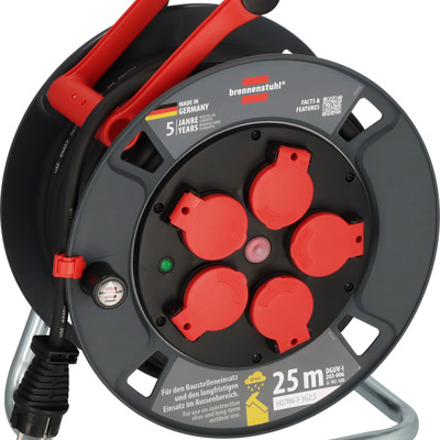Professional kabelhaspel 300 KU 2200 H07RN-F 3G2,5 25 meter
